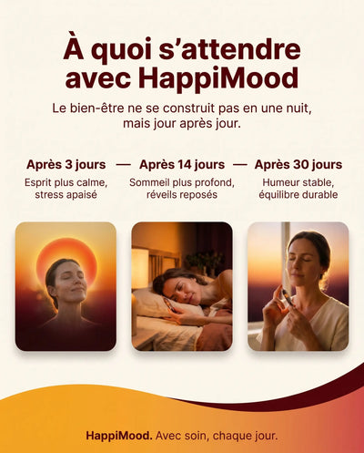 Safran breveté Happi Mood - Stress-Sommeil-Humeur - Boite de 30 ampoules
