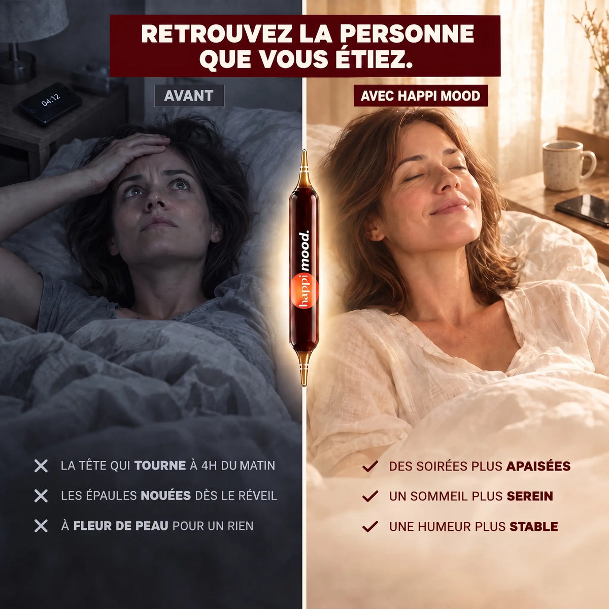 Safran breveté Happi Mood - Stress-Sommeil-Humeur - Boite de 30 ampoules