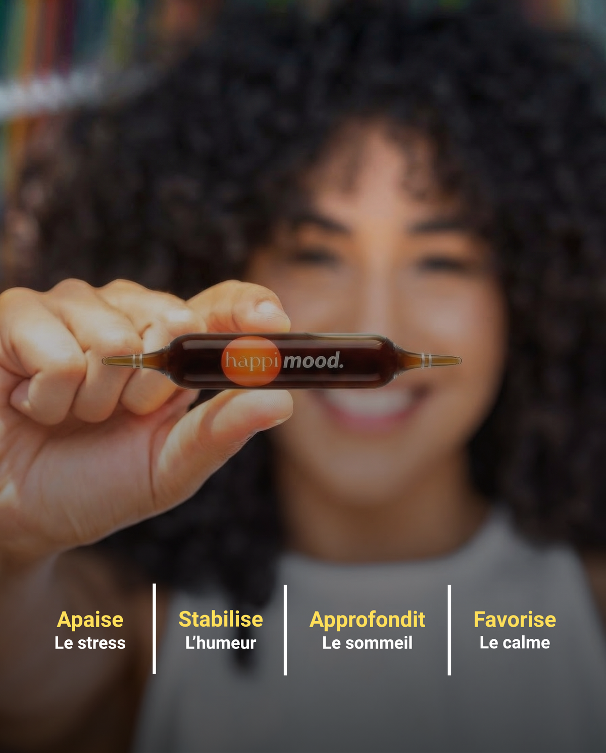 Safran breveté Happi Mood - Stress-Sommeil-Humeur - Boite de 30 ampoules