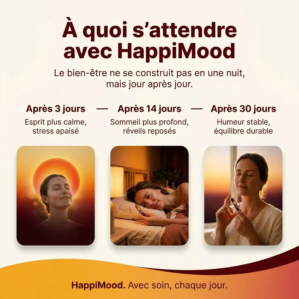 Safran breveté Happi Mood - santé mentale - Boite de 30 ampoules