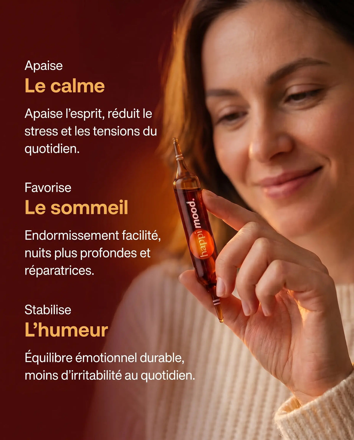 Safran breveté Happi Mood - Stress-Sommeil-Humeur - Boite de 30 ampoules