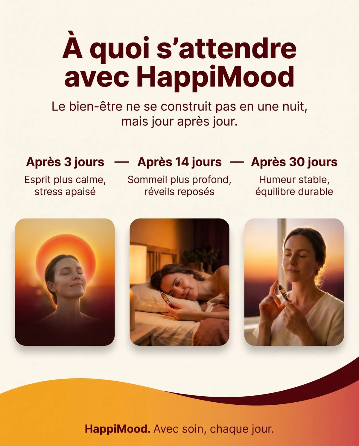 Safran breveté Happi Mood - Stress-Sommeil-Humeur - Boite de 30 ampoules