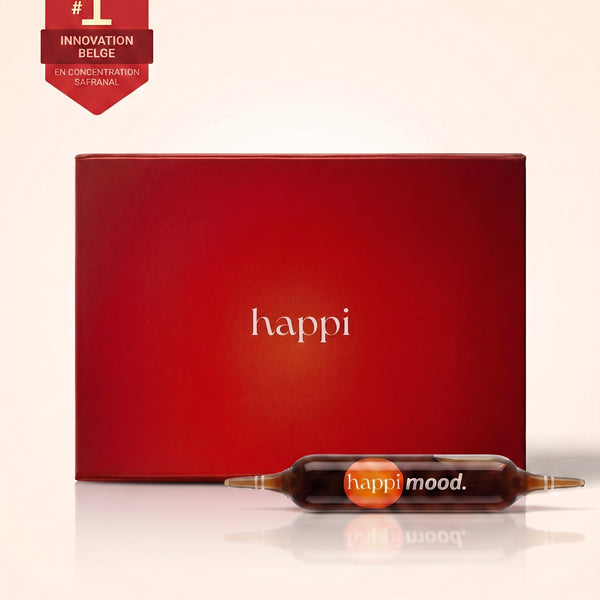 Safran breveté Happi Mood - Bien-Être & Sérénité au Naturel - Boite de 30 ampoules